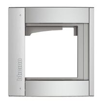 Bticino Sfera 1 Module Frame and Surround Plate Allmetal