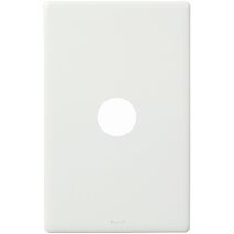Excel Life Switch Coverplate 1 Gang Gloss White