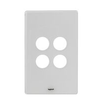 Excel Life Switch Coverplate 4 Gang Ice