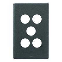 Excel Life Switch Coverplate 5 Gang Urban Grey