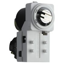 Excel Life - Switch mechanism bi-lock 1 gang 16A 250V a.c. ON/OFF removable white