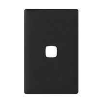 Linea - Coverplate 1 gang soft touch midnight dash