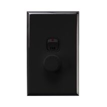 Excel - Vertical rotary fan controller 300VA black