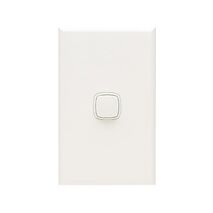 Excel - Vertical time delay switch 1s-239hr push start / push stop 3 wire 2400VA 240V a.c. white