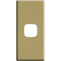 Linea Architrave coverplate 1 gang 5 oclock olive