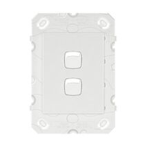 Arteor 770 series - Vertical rocker switch - Single Pole Double Throw 2 gang 2 way 16A 240V a.c. white