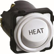 Excel Life - Engraved rocker switch mechanism 2 way 16AX 240V a.c. HEAT engraved Matt White