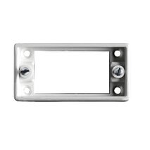 HPM 1 Gang 57mm Architrave Mounting Block 74x28x25mm White