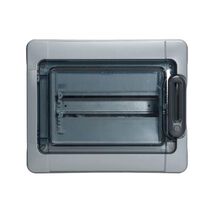 Plexo3 IP65 Surface Mount Enclosure 12 Module Grey 282Hx340Wx141Dmm