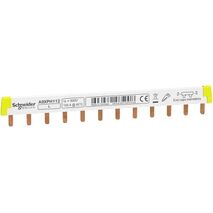 Acti9, Comb Busbar, 1L, 18 mm pitch, 12 modules, 100A