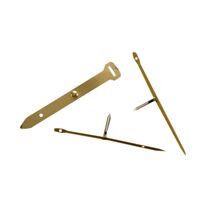 Clipsal - General Accessories, PIN Clips, Brass, Size 5, 67mm Length, Box of 200