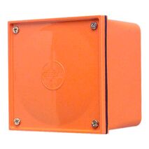 Clipsal - Cable Management, Adaptable Box, PVC, L-108 x W-108 x H-76mm - Electric Orange