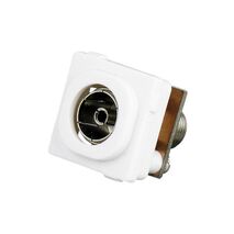 Clipsal Actassi, TV Antenna Socket, 75Ohm, F-type Female - Black