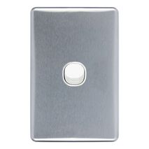Classic C2000 Series, Flush Switch, 1 Gang, 250VAC, 10A, Standard, Vertical - Red