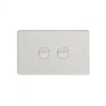 SW2 - 2 Gang 16A Switch Horizontal - SW2 - SW2