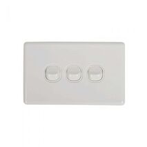 SW3 - 3 Gang 16A Switch Horizontal - SW3 - SW3