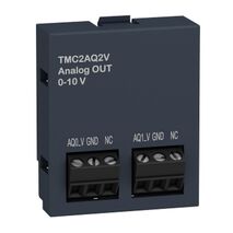 Modicon M221, Analogue output cartridge, 2 analog voltage outputs, I/O extension