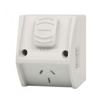 WPGPO1N - 10A W/P Single Socket - Neon - WPGPO1N - WPGPO1N