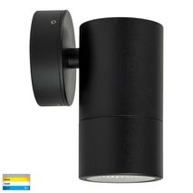 Maxi Tivah Aluminium Black TRI Colour Fixed Down Wall Pillar Lights