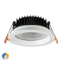 Ora White 5 Colour Fixed LED Downlight