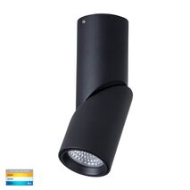 Nella Black 7w Surface Mounted Rotatable LED Downlight