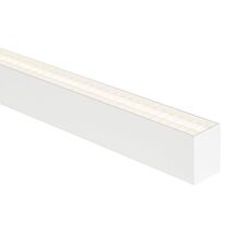 White Deep Square Profile with Anti Glare Crate Diffuser