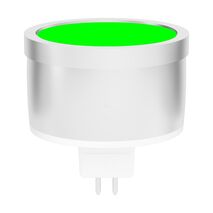 Green 12v DC 5w MR16 LED Globe