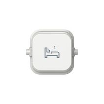 Clipsal Iconic, Bed 1 Rocker, 10 Pack - Vivid White