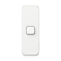 Clipsal Iconic, Switch Plate Skin, 1 Gang, Vertical Mount, Clip-On - Vivid White