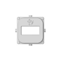 Clipsal Iconic, USB Mechanism Cap Single USB Charger, 5 Pack - Cool Grey