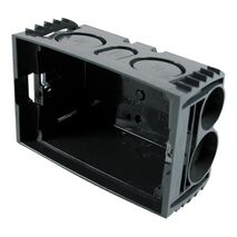 Clipsal - Mounting Accessories, Wall Boxes Plastic, 1 Gang with Sliding Recessed Nuts
