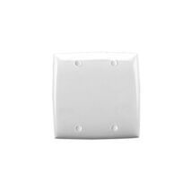 Standard Series, Flush Plate, Blank, 115mmsq, Large Format - White Electric