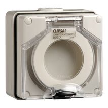 Clipsal - 56 Series, Computer Surface Module, IP66, Computer accessory with Blank plate - Grey