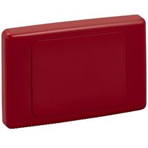 2000 Series, Flush Surround and Gridplate, Blank, Vertical/Horizontal Mount, Standard Size - Red