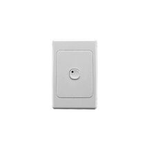 C-Bus Control and Management System, Plastic Plate Wall Switch, 1 Button - White Electric