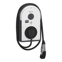 EVlink Pro AC, Charging station, AC Metal, 22kW, 32A, 3P+N, T2 attached cable, RDC-DD 6mA, MID meter
