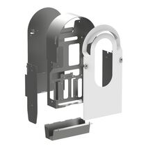 EVlink Pro AC, Kit enclosure, Metal, for 1 wall-mounted charging station, steel
