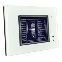 C-Bus Control and Management System, MKII Touchscreen, Saturn Series, with Logic Engine - Pure White