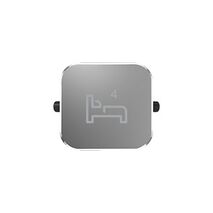 Clipsal Iconic, Styl Rocker, BED 4 - Silver Shadow