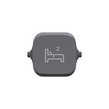 Clipsal Iconic, Essence Rocker, BED2 - Ash Grey