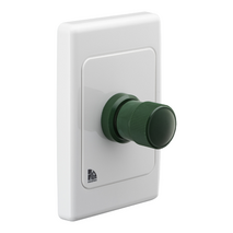Medilec, Equipotential Earthing Stud, Vertical Mount, 1 Gang - White Electric