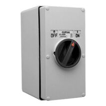 Clipsal - 56 Series, Surface Switch, 2 Gang, 3 Pole, 500VAC, 63A - Resistant Orange