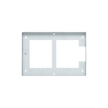 Medilec, Flush Mount Metal Plate, Wall Boxes, Grids, 2 Gang