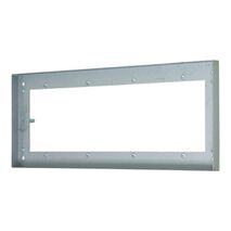 Medilec, Flush Mount Metal Plate, Wall Boxes, Grids, 4 Gang