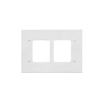 Medilec, Flush Mount Metal Plate, Wall Boxes, 2 Gang, Fascia