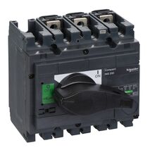 ComPact, Switch disconnector, Compact INS250 , 250 A, standard version with black rotary handle, 3 poles