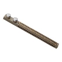 Clipsal - Max 4, Earth bar, 220 A 24 hole length 221 mm Front wiring 2 studs for cable lugs