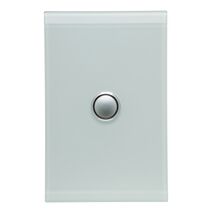 Saturn Series, push-button Switch, 1 Gang, 20A - Ocean Mist