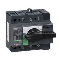 ComPact, Switch disconnector, Compact INS80 , 80 A, standard version with black rotary handle, 3 poles