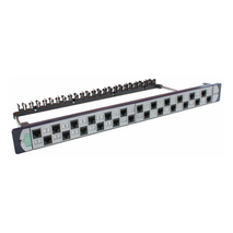 Clipsal Actassi, P/Panel 24 Port, CAT6A UTP with Jacks